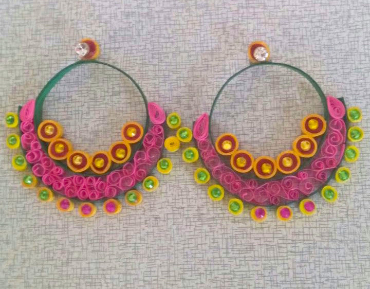 PAPER QUILL DANGLER EARRINGS