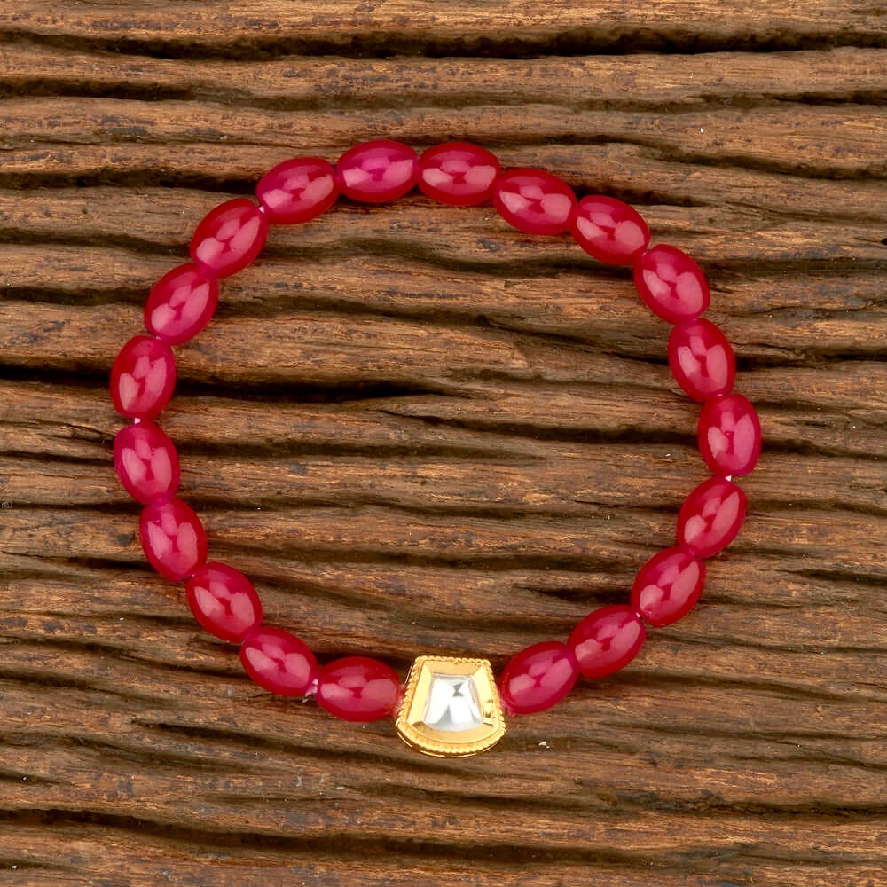 Aina Bead & Kundan Stone Bracelet - Club