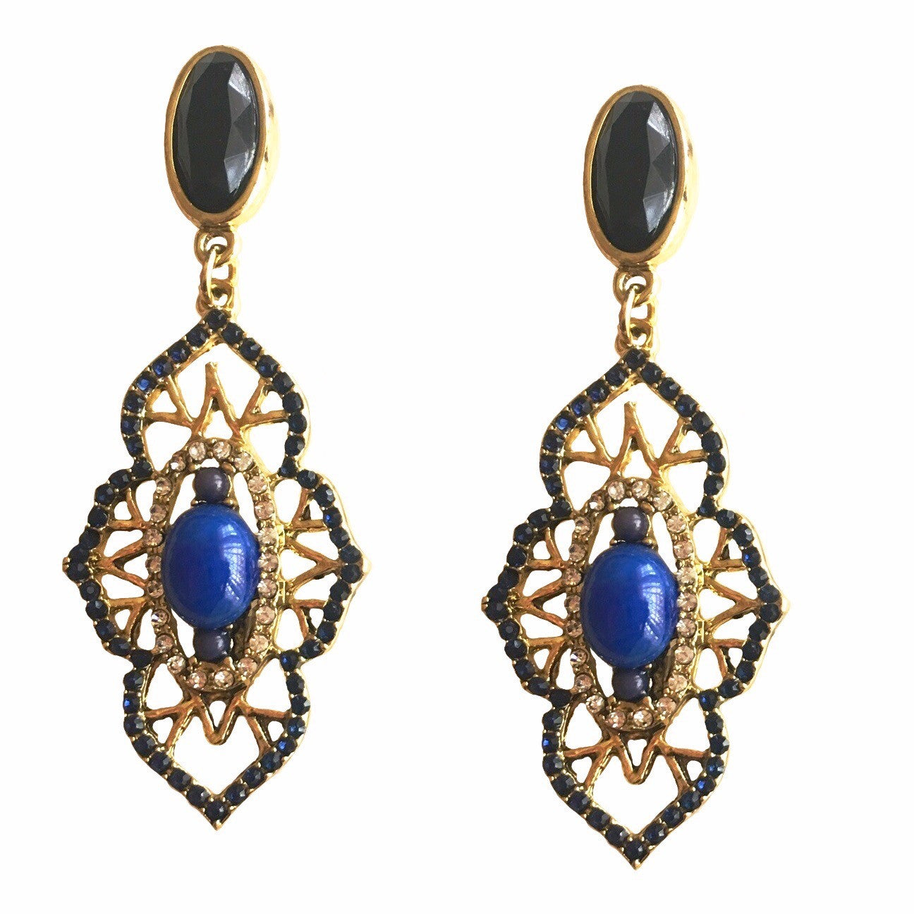 MOSAIC PERSIAN CRYSTAL EARRINGS