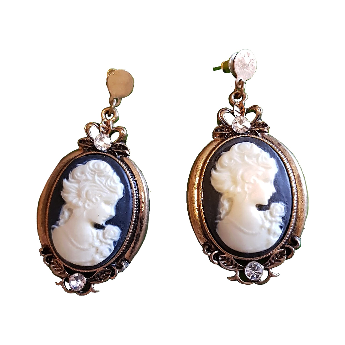 Contessa Vintage Bling Earrings