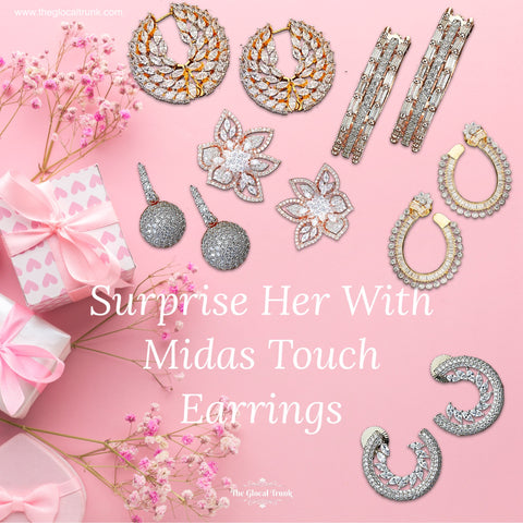 Surprise Her With Midas Touch Earrings