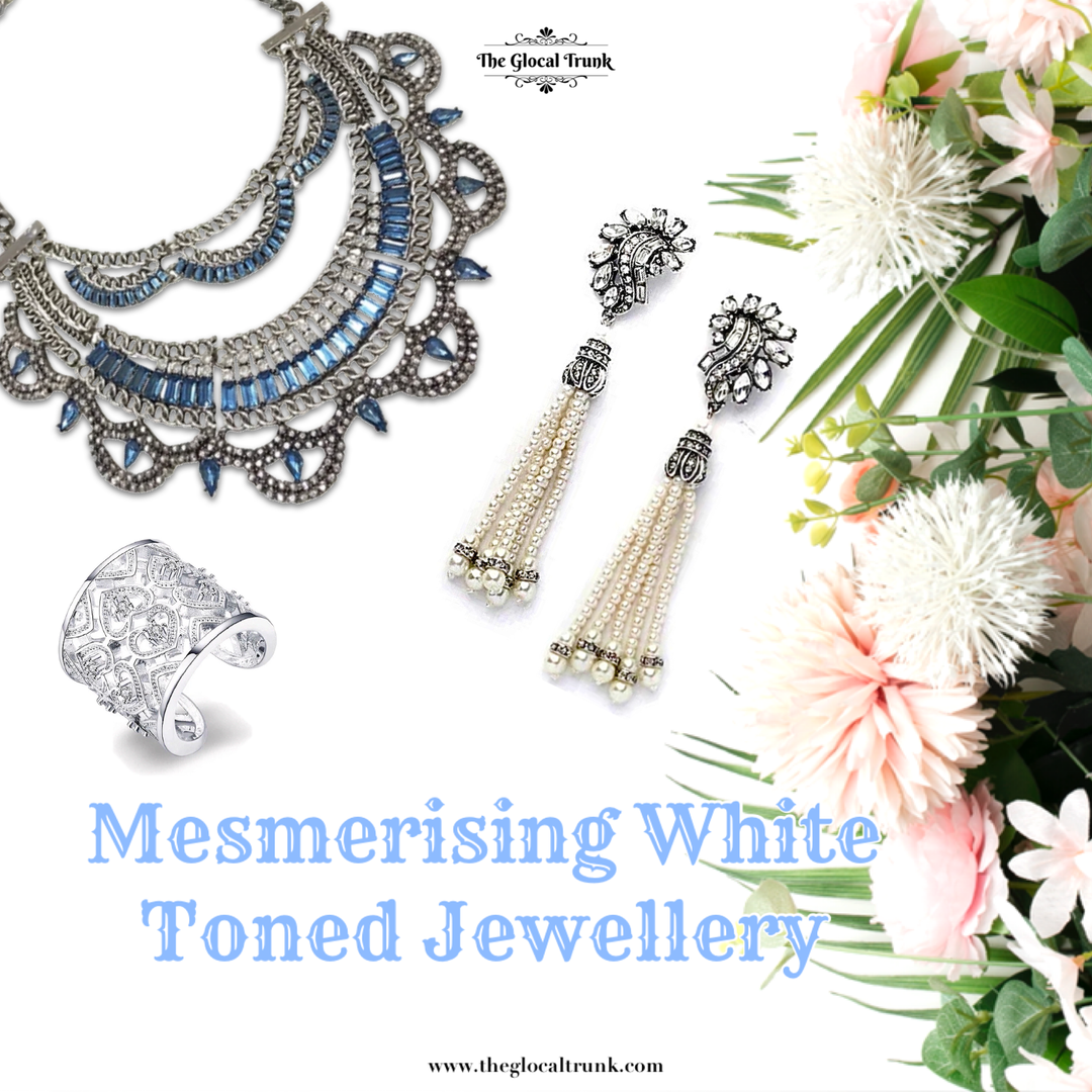 Mesmerising White Toned Jewellery  