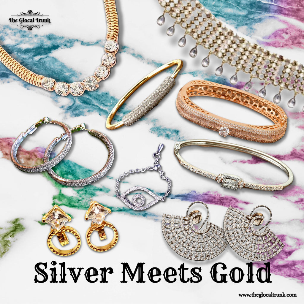 Silver Meets Gold - Two Tone  Jewellery Pairings