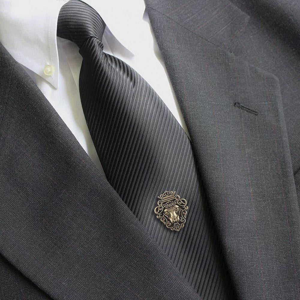 Jungle King Brooch in Gold Finish | The Glocal Trunk