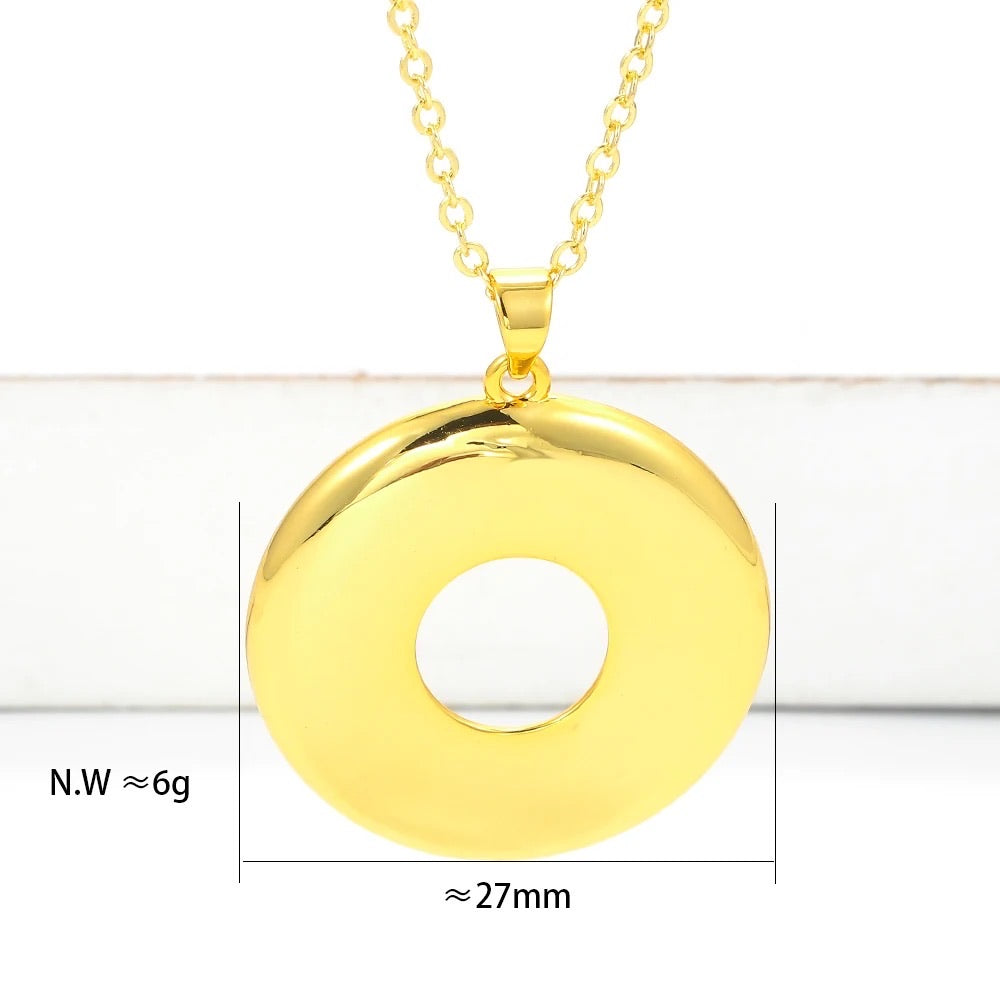 The Blues Evil Eye Stone Pendant Chain Necklace