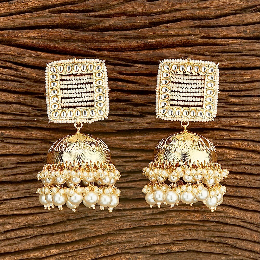 Buy Antico Traditional Ethnic Pearl Studded Gold Platted Oxidized Jhumka  Jhumki Earrings for Girls and Women (4K-306 MOTI ) Online at Best Prices in  India - JioMart.