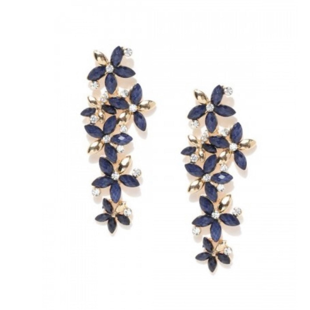 Flora Flora Blue Stone Dangler Earrings