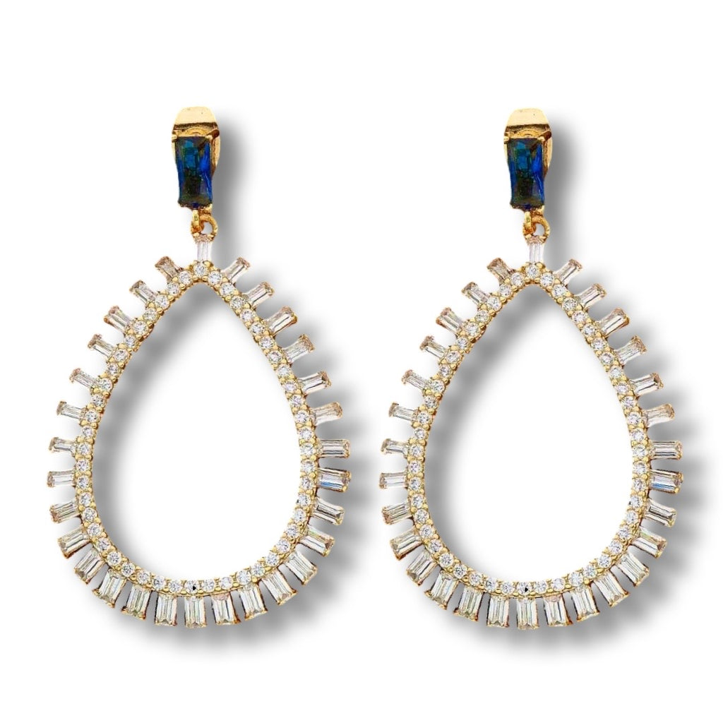 Buy Cubic Zirconia Cluster Bridal  Wedding Earrings Earring for Bride Silver  CZ Earring for Women Online at desertcartINDIA
