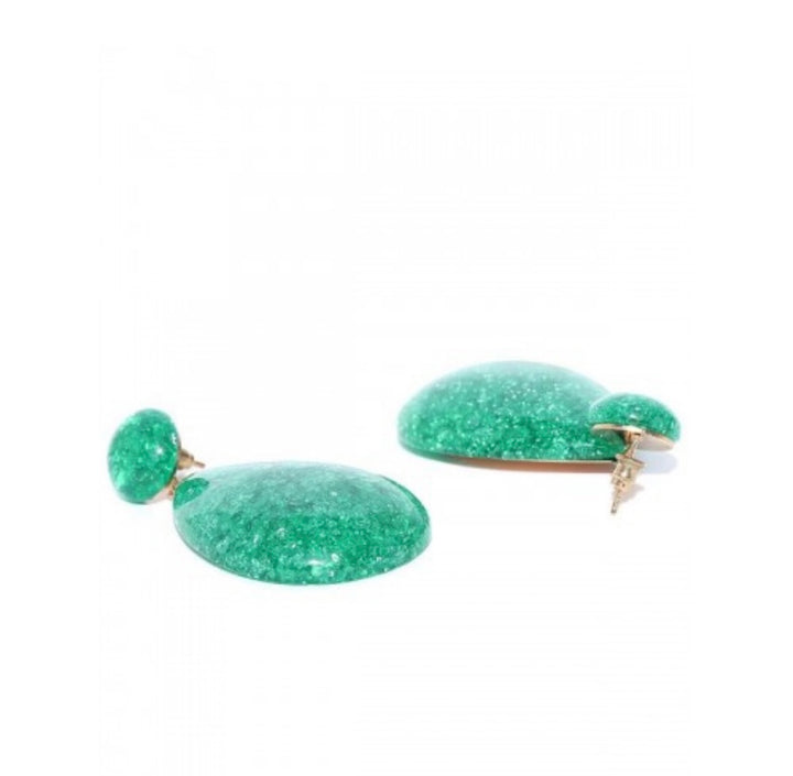 Jade Pop Stone Dangler Drop Earrings