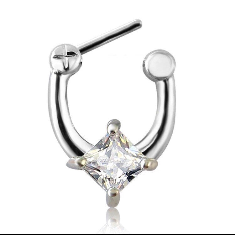 CRYSTAL STUD STYLE NOSE RING