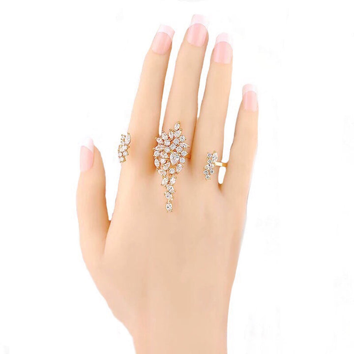 Droplets Crystal Double Ring