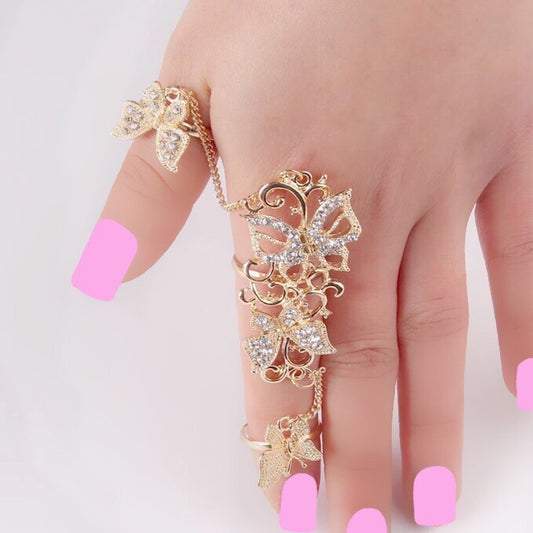 Flutter Flutter Double Finger Rings