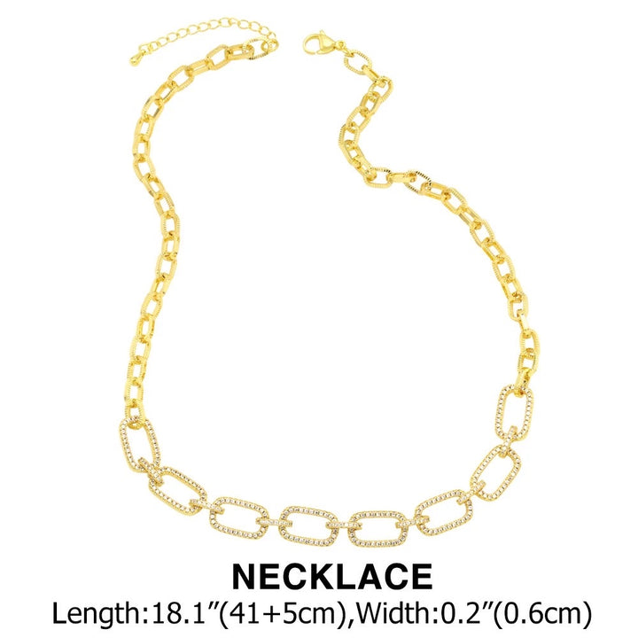 Maira Stone Link Collar Necklace