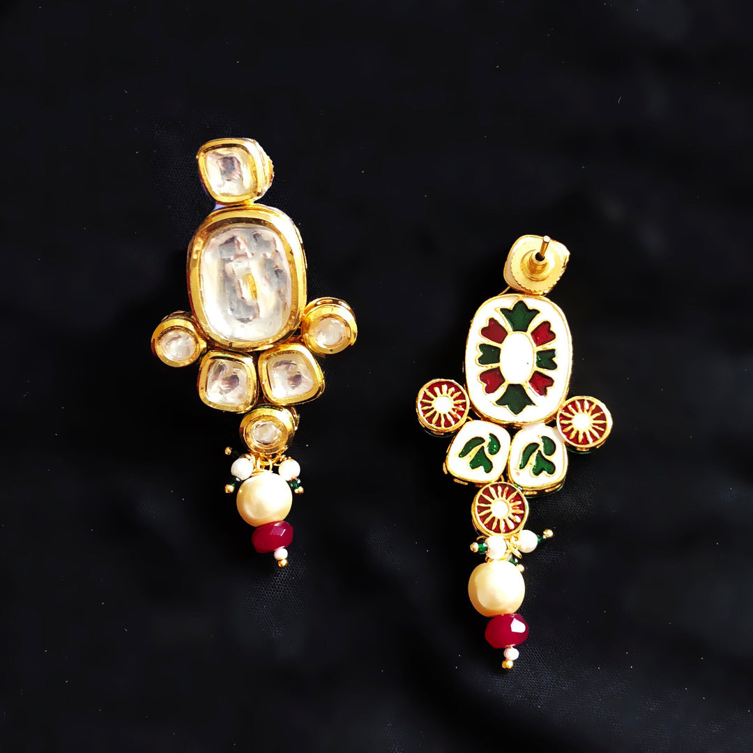 Rajwada Royal Kundan Earrings
