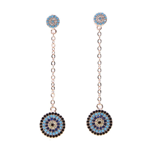 Connect Me Evil Eye Earrings