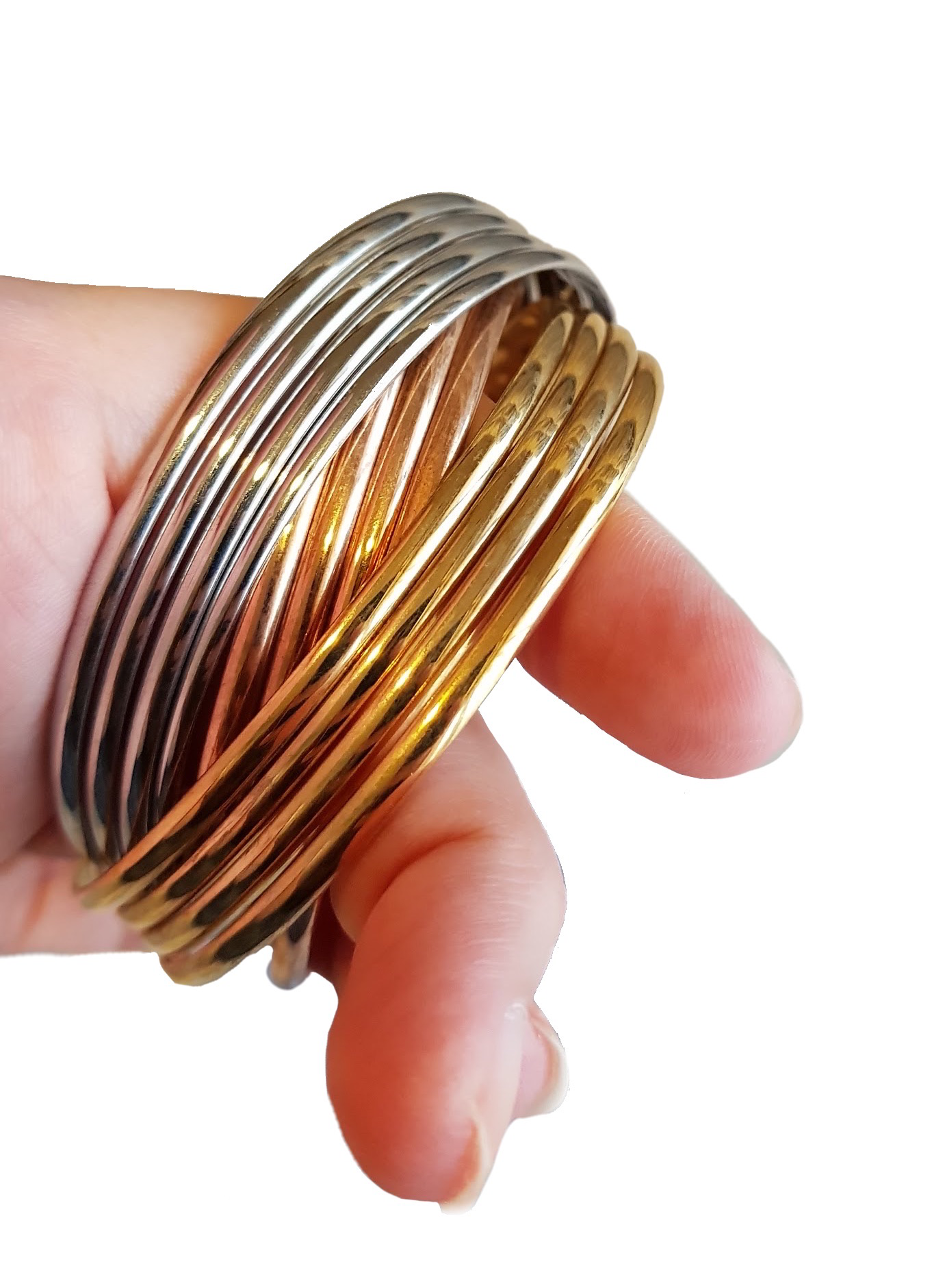 Bohemia Trio Colour Intertwined Bangle